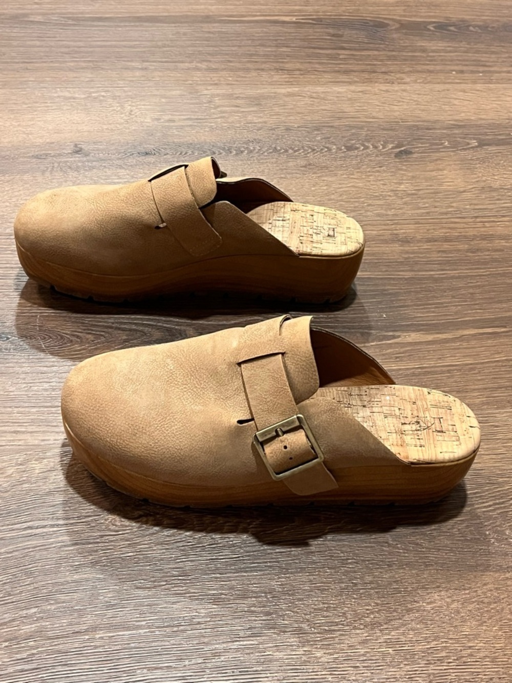 Korks by Kork Ease | Frankie wedge clog slip ons Beige tan Women’s size 10 M - Picture 3 of 8